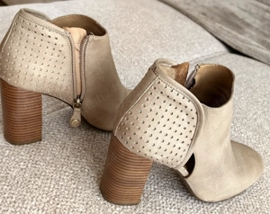 Botine de dama, Geox, din piele natiurala, bej,mărimea 38  - imagine 4