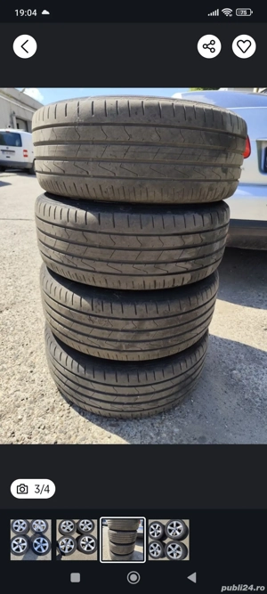 Roți de vară 205 55 16, 5x112 gama VAG  - imagine 3