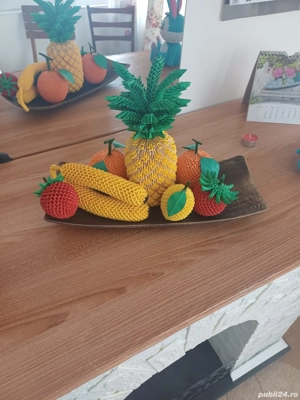oregami 3 d  frutucte exotice