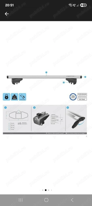 Bare transversale opel astra  - imagine 2