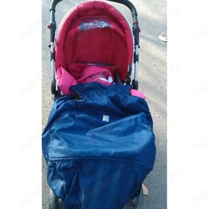 Protectie port-bebe (cover) cu gluga - imagine 2