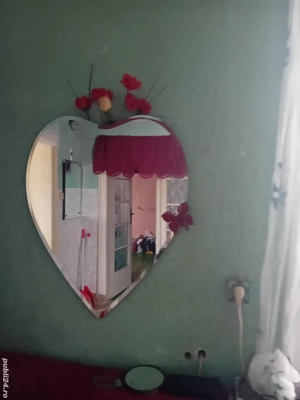 Vand oglinda in forma de inima