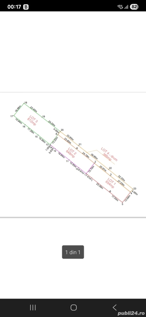 Vand 3 parcele de teren in Viisoara