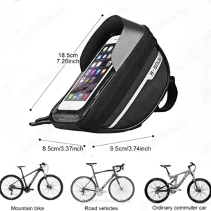 Husa geantă touchsreen smartphone pipa ghidon bicicleta cursiera mtb
