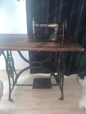 Mașină de cusut vintage Haid & Neu   stare bună, funcțională - imagine 3