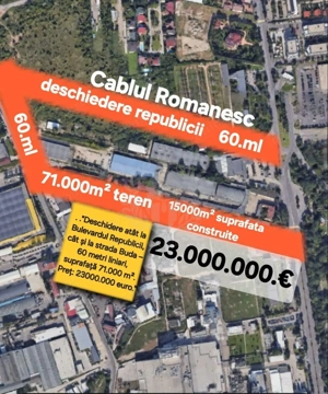 SPATIU INDUSTRIAL//TEREN 71.000 MP// ZONA DE NORD - imagine 5