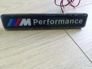 Led logo M PERFORMANCE pentru grilă - imagine 2