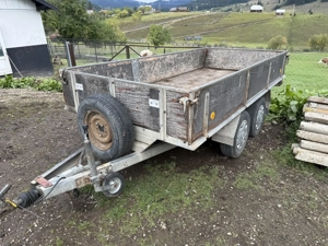 Vând remorcă 2000 kg, sistem de frânare, acte la zi! - imagine 5