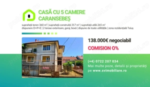 Comision 0 - Casa cu 5 camere in zona Teius