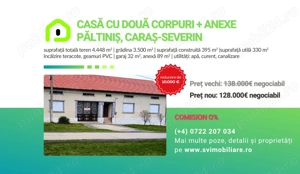 Comision 0 - Casa cu 2 corpuri in Paltinis