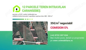 Comision 0 - Parcele de teren 480-830mp in zona rezidentiala