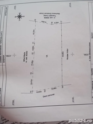 1371 m  Teren intravilat, sat Cotmenita, comuna Babana - imagine 5