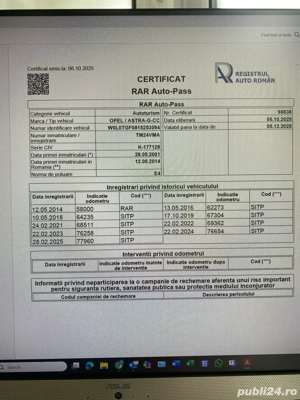 Proprietar vând Opel Astra G 1.6 benzină - imagine 2
