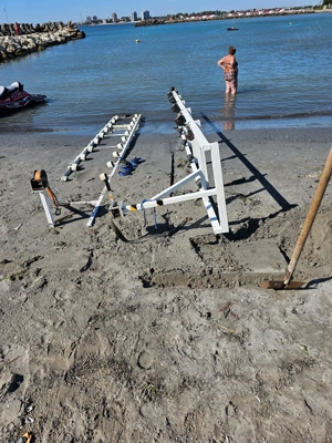 Rampa cu role pentru skijet