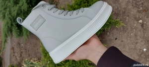 REDUCERE Ghete de dama din piele 38-39 usor imblanite