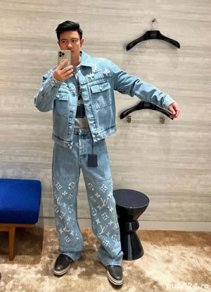 Compleu LV Denim Trucker CA36929 blug+jacheta Louis Vuitton S M L