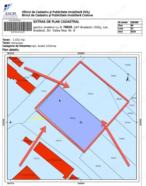 Teren 2055mp Bradesti   Strada Valea Rea - imagine 2 Teren 2055mp Bradesti   Strada Valea Rea - imagine 2