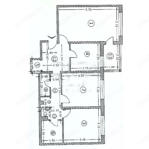 3 Camere Decomandat Et. 3/7 Zona Crangasi - imagine 13