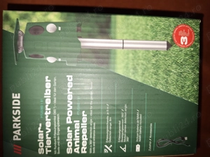 Aparat solar pentru îndepărtat animale si păsări, 3 senzori de miscare reglabili - imagine 1