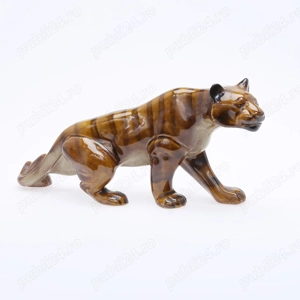 Bibelou vechi Tigru din portelan dimensiuni 52 cm * 18 cm
