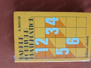 Carte  -  Tabele si formule matematice de E. Rogai