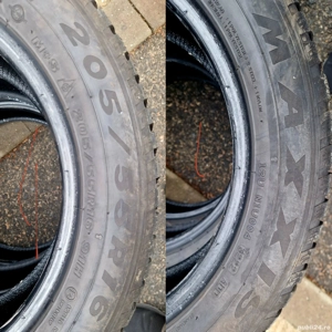 Set Patru Anvelope Cauciucuri M+S iarnă 205 55 R16 Doua Dot. 2023  Două Dot 2022 În stare bună fără  - imagine 3