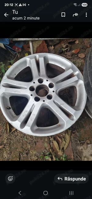 jante aluminiu originale mercedes 17 toli c e s class - imagine 3