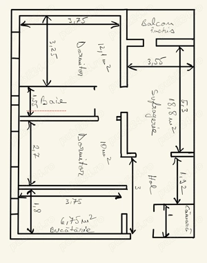 Apartament 3 Camere Radauti zona centrala