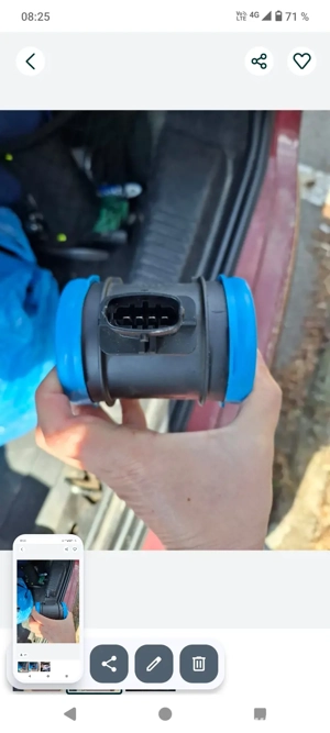 Debitmetru aer fiat,Alfa romea,Lancia - imagine 2