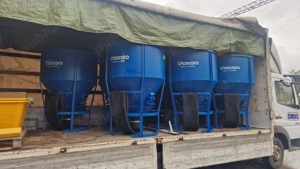 Bena de beton cu furtun central