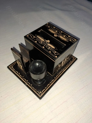 cutie dispenser lemn vechi romanesc