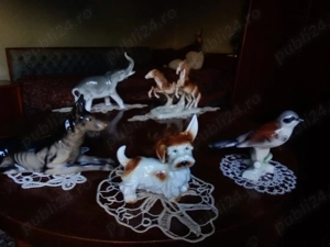 Bibelouri vintage reprezentand cai, catei, elefant 