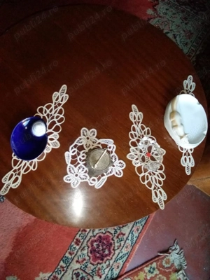 Scrumiere din portelan, sticla, bronz 