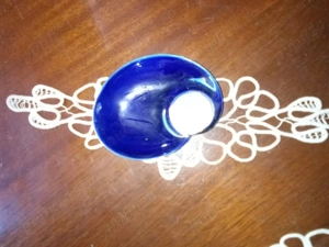 Scrumiere din portelan, sticla, bronz  - imagine 5