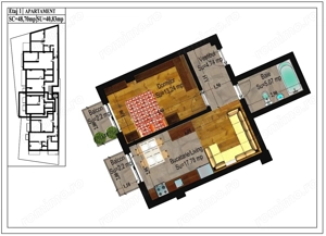 Vanzare apartament 2 camere in Traian Central Apartments, mobilat si utilat - imagine 10