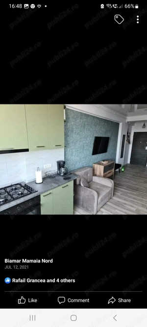 Inchiriez Studio 38 m2 utili in Mamaia nord Stefan Buiding Resort  - imagine 2