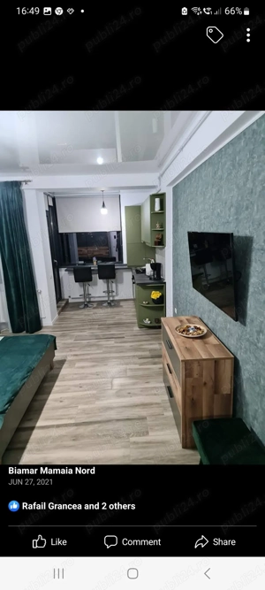 Inchiriez Studio 38 m2 utili in Mamaia nord Stefan Buiding Resort  - imagine 3