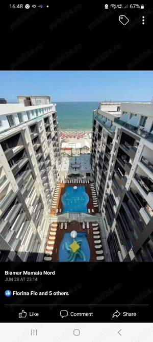 Inchiriez Studio 38 m2 utili in Mamaia nord Stefan Buiding Resort  - imagine 8