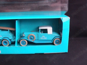 Set de 3 machete auto metal KLM Lledo Anglia - imagine 3