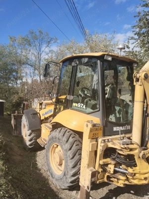 Buldoexcavator Komatsu 97s  - imagine 5