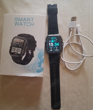 Ceas(uri diverse) de masa cu leduri SMARTWATCH 15 functii cardio Ceas bratara fitness , alte ceasuri - imagine 4