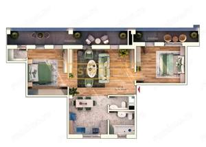 Apartament 3 camere | Str Dorobantilor | Comision 0% - imagine 11