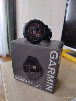 GARMIN INSTINCT 2 SOLAR 45mm - Ceasul care nu se oprește. În garantie. - imagine 4
