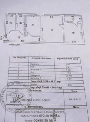 Apartament 3 camere - Tomis Nord - Zona Tic Tac - imagine 6