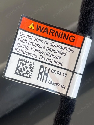 Set 2 amortizoare portbagaj Maserati Levante 2019 - imagine 4