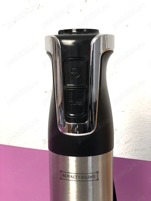 Blender de mana 800W Royalty Line, inox, turbo 149 lei - imagine 2