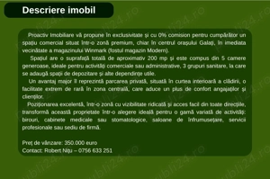 Spațiu Comercial, locație centrală, cu parcare privată inclusă. - imagine 2