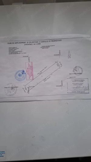 Vând teren 8 euro mp intravilan cadastral loc de casa 2441 mp .Comuna Jugureni , judetul Dâmbovița  - imagine 2