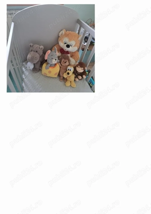 patut copil + saltea EVOLUTION Premium, dimensiuni 120X60cm, stare perfecta - imagine 3