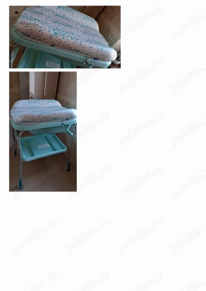  set cadita bebe + masa infasat, brand CHICCO, stare perfecta 